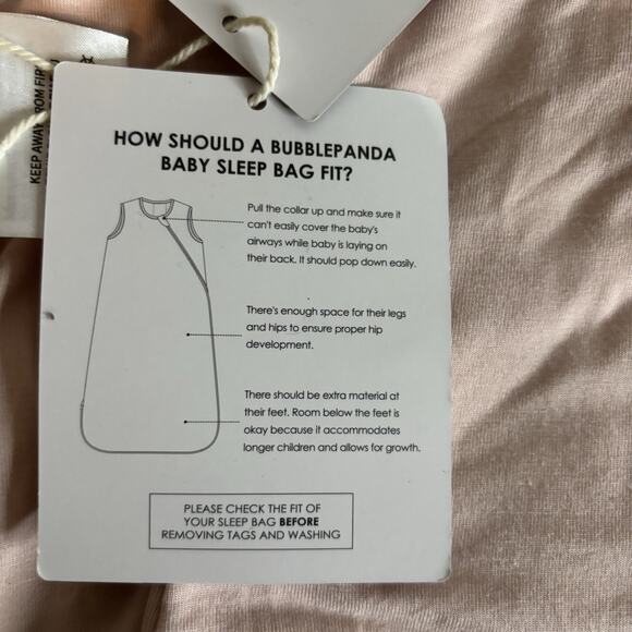 BubblePanda Set Of 2 Sleep Sacks 12-18 Months TOG .5 and 1.0 Rayon from Bamboo - Picture 9 of 16